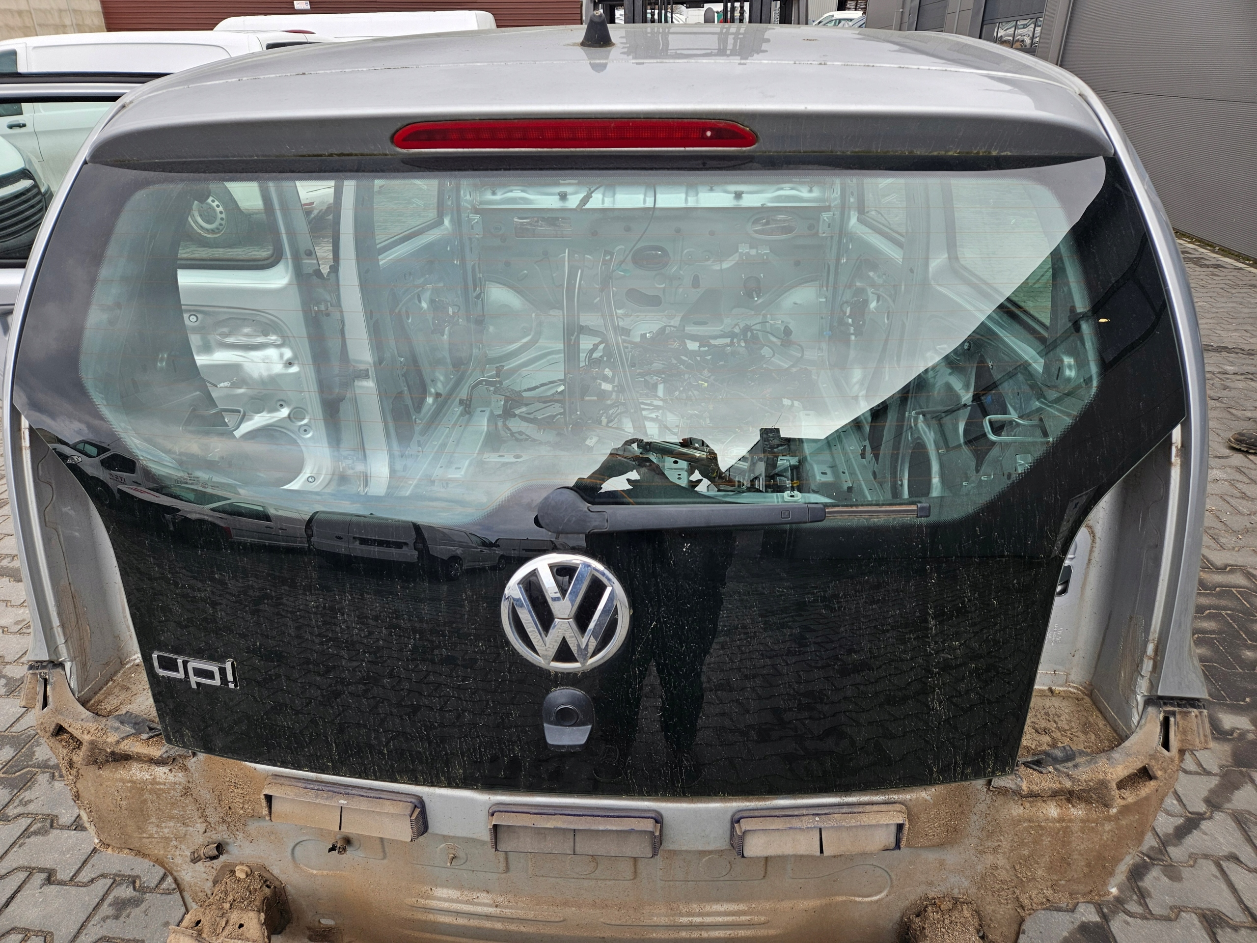 VW UP trunk door cover boot window complete