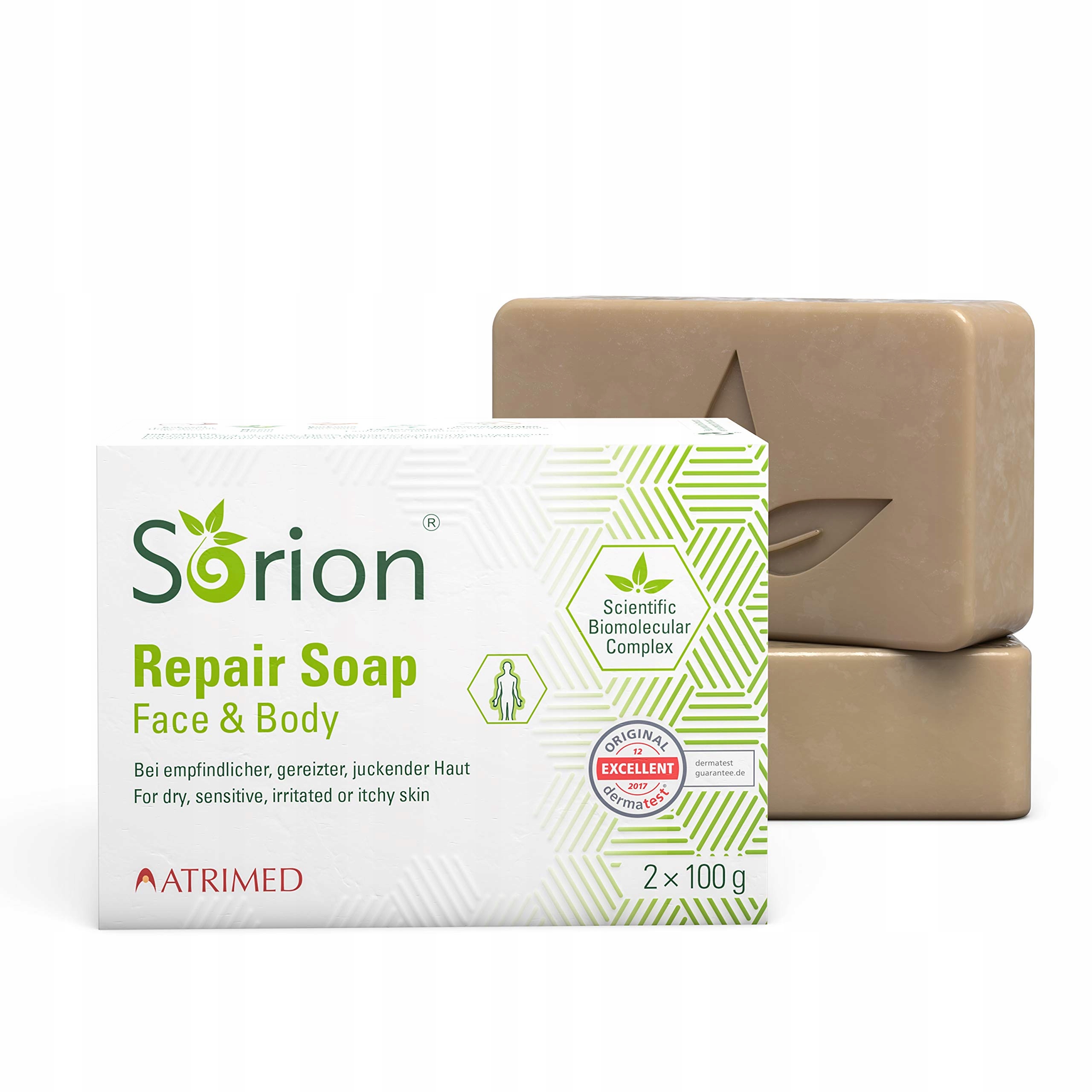 Sorion Repair Soap Mýdlo na tělo a obličej Citlivá pleť Přírodní mýdlo