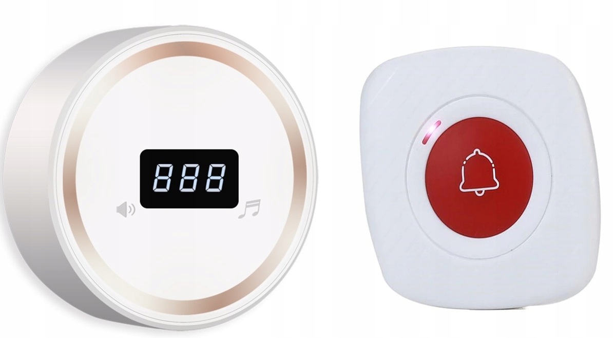 Sada alarmového volania na toaletu (tlačidlo monitor)