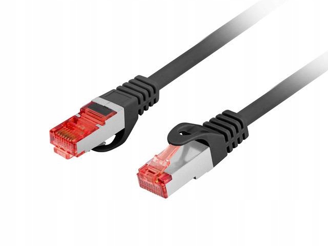 Lanberg Patchcord Kabel Sftp Do Sieci Lan RJ45 KAT6 1M Lszh Cu Fluke Tested