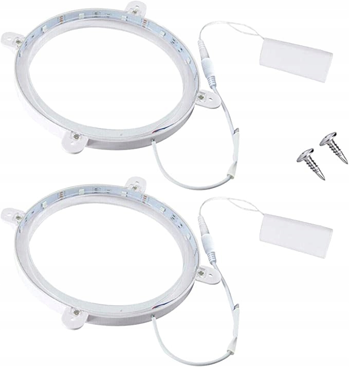 Oświetlenie pierścieniowe LED RGB bezprzewodowe 8c