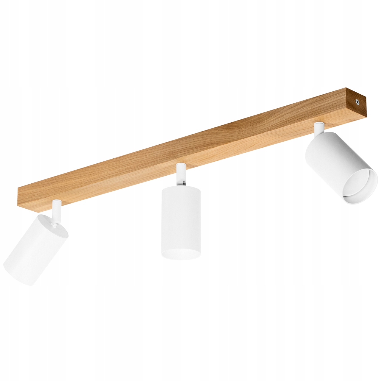 Stropné Svietidlo Led stropná lampa Dubová Modern 60 cm GU10 Biela Pohyblivá Nástenná