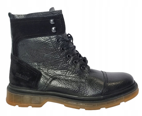 Pánské kotníkové boty Manitu 660037-01 černé, velikost 43