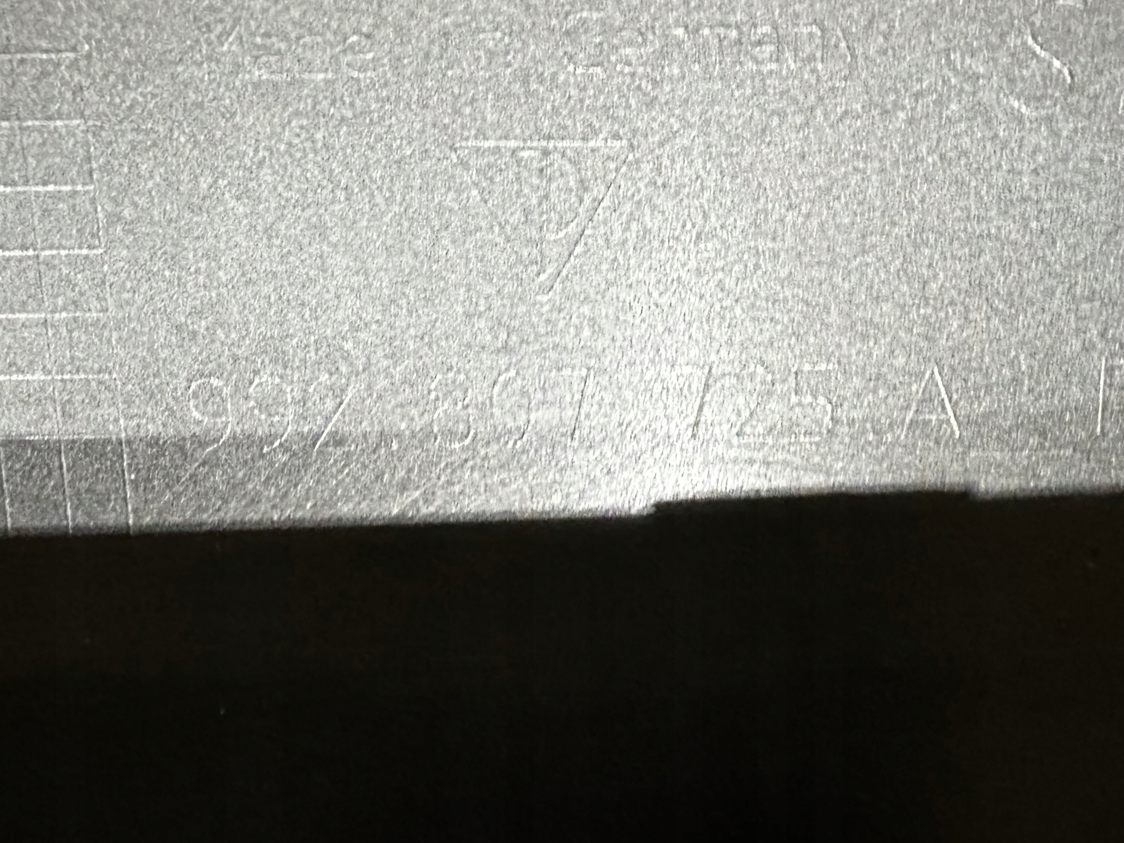 PORSCHE 992 spoiler modanatura Paraurti 992807725A