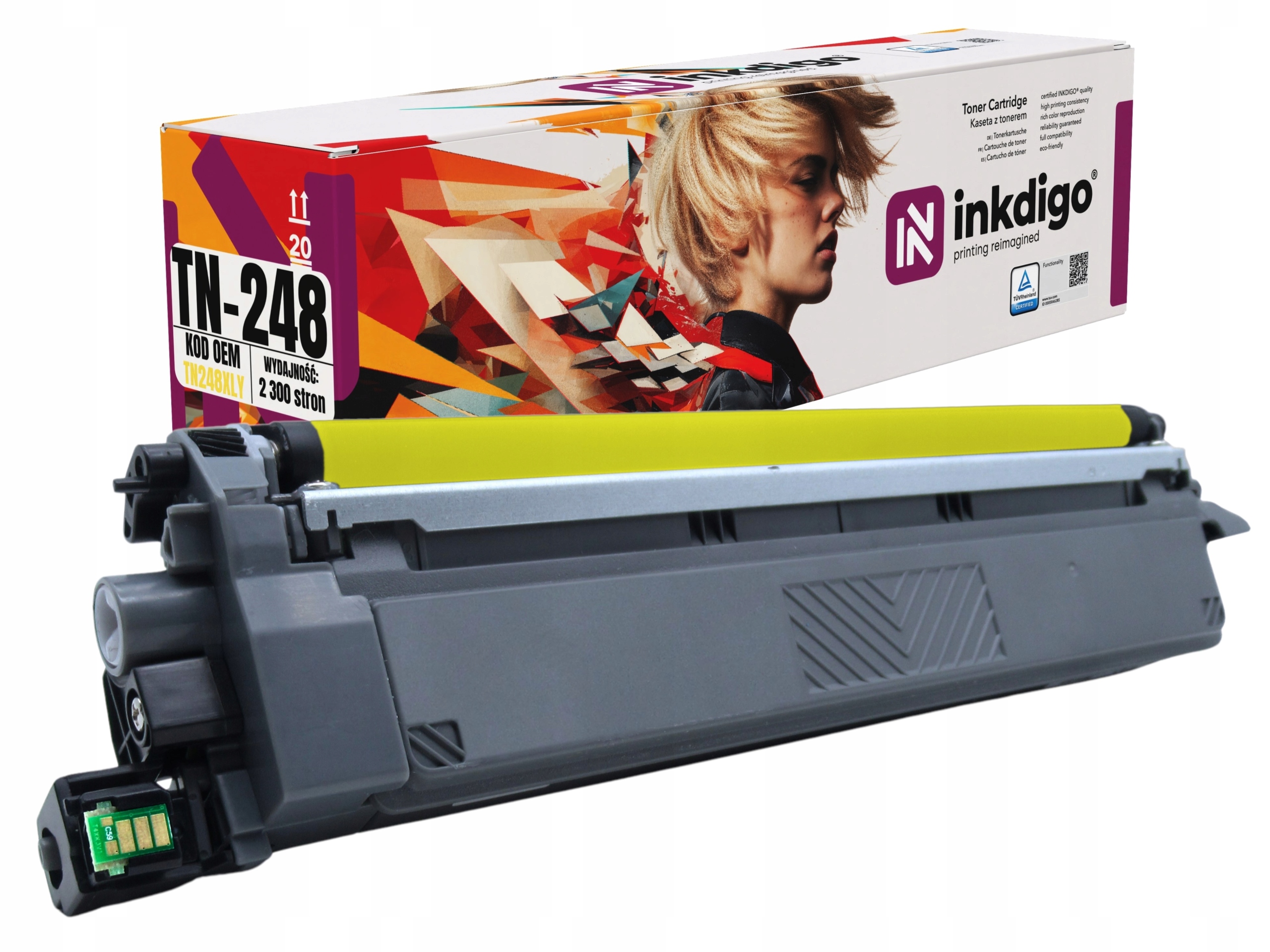 TN-248Y XL Toner Náhrada Pro Tiskárny Brother DCP-L3515 MFC-L3740