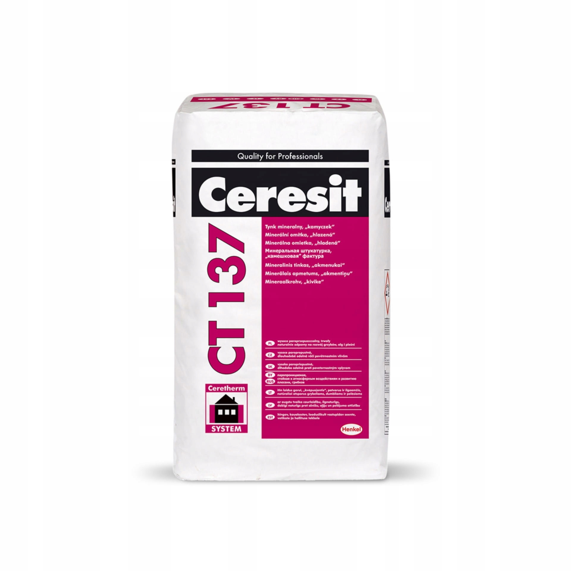 

Ceresit Ct 137/2,0- tynk mineralny do malowania