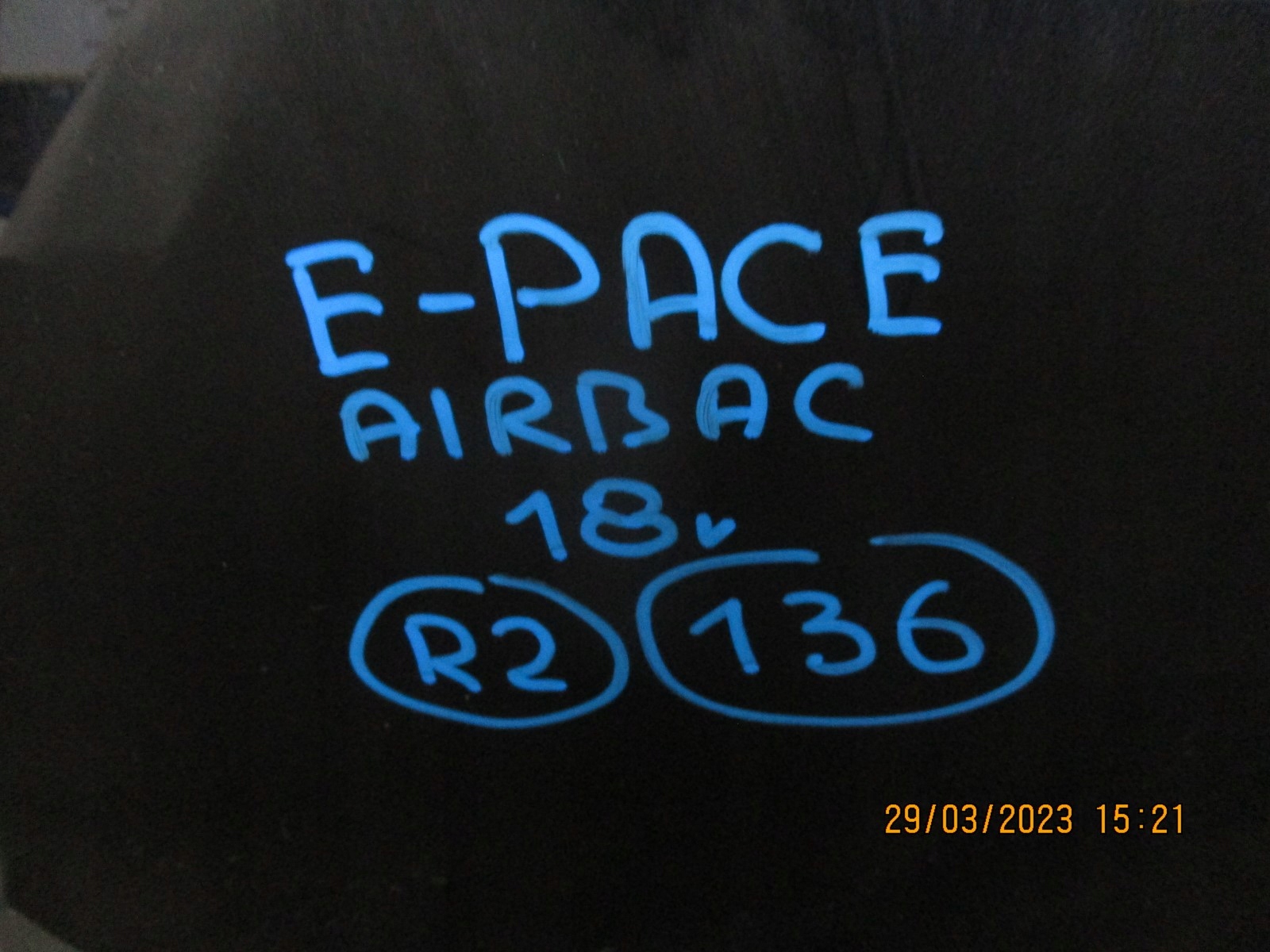 bonnet JAGUAR E PACE EPACE airbag