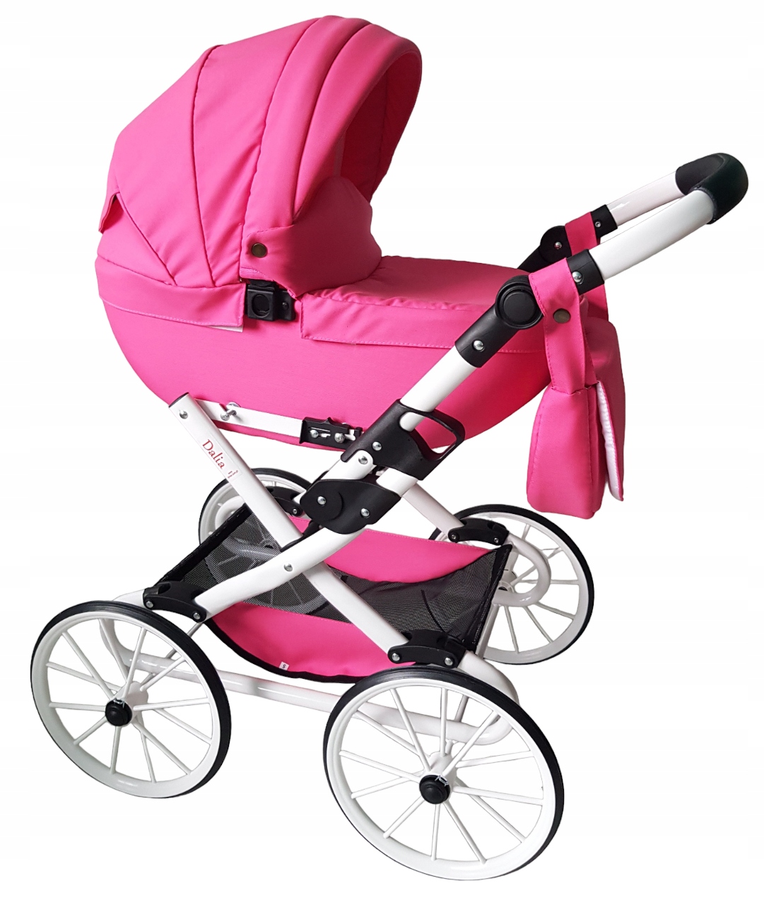 Wózek dla lalki głęboki Retro lalkowy Duży Polski