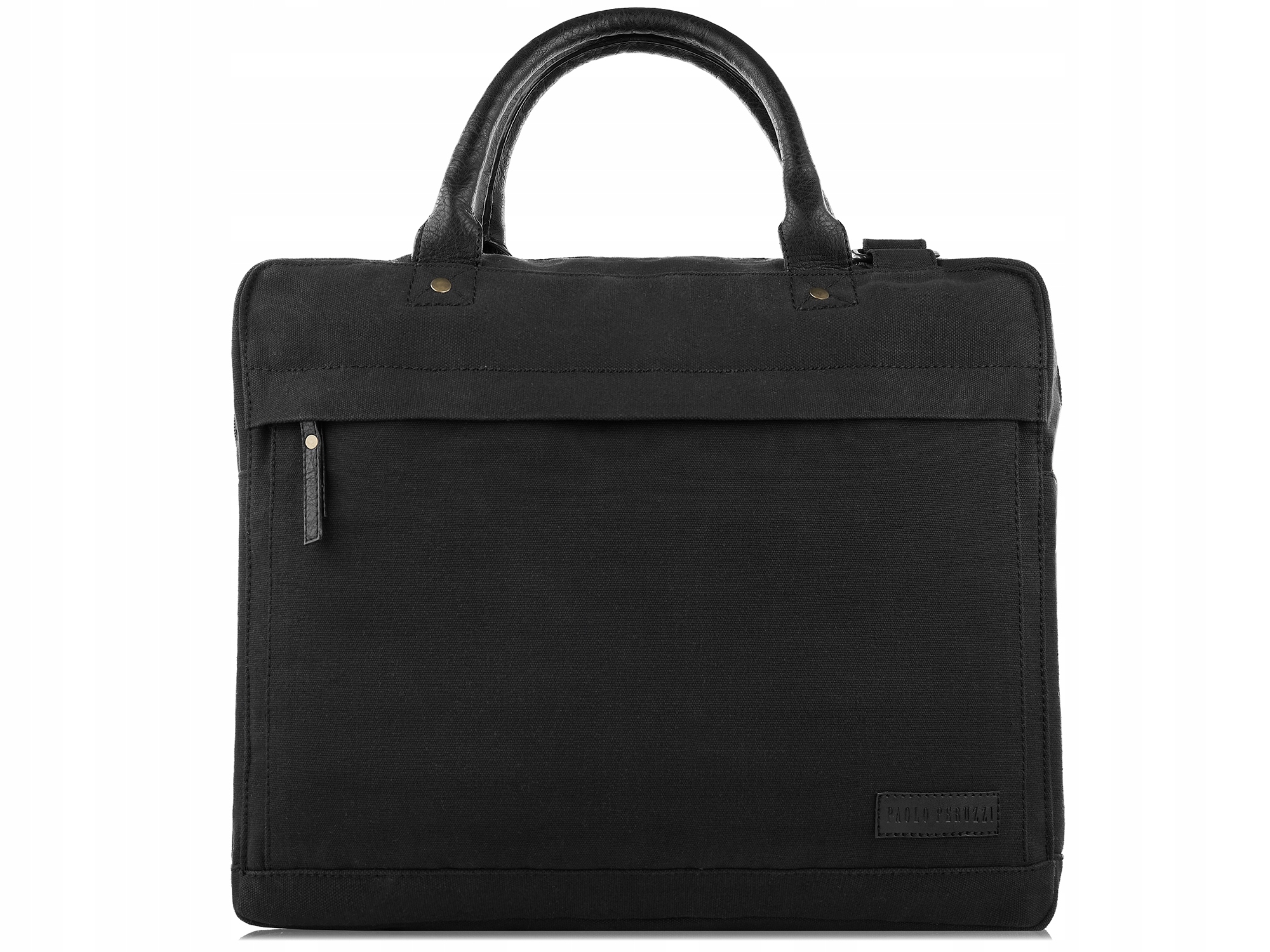 Pánská taška na notebook do práce A4 látková elegantní s ramenním popruhem