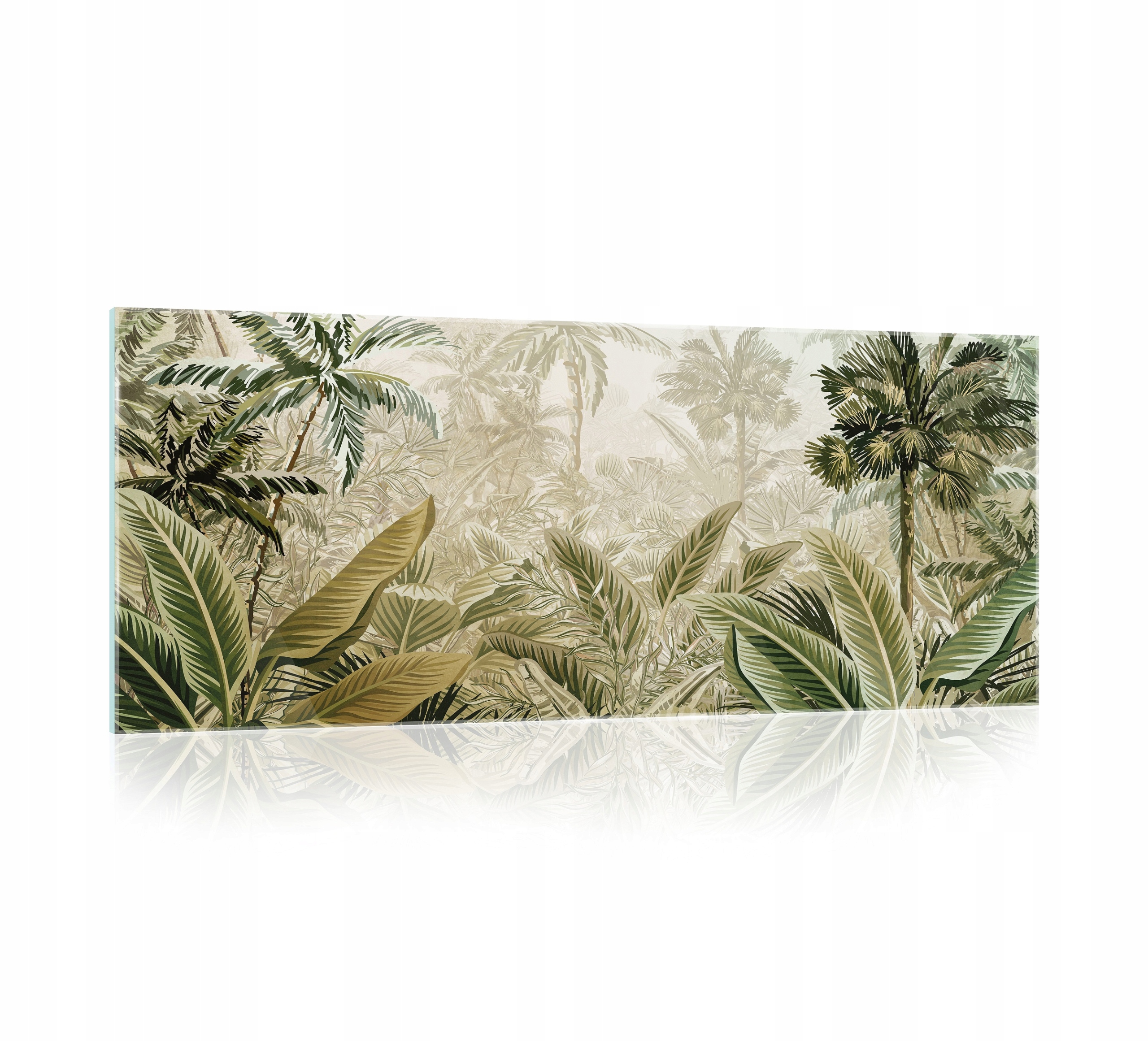 Obraz Na Skle Džungle Tropický Les Do Koupelny Kuchyně 125x50