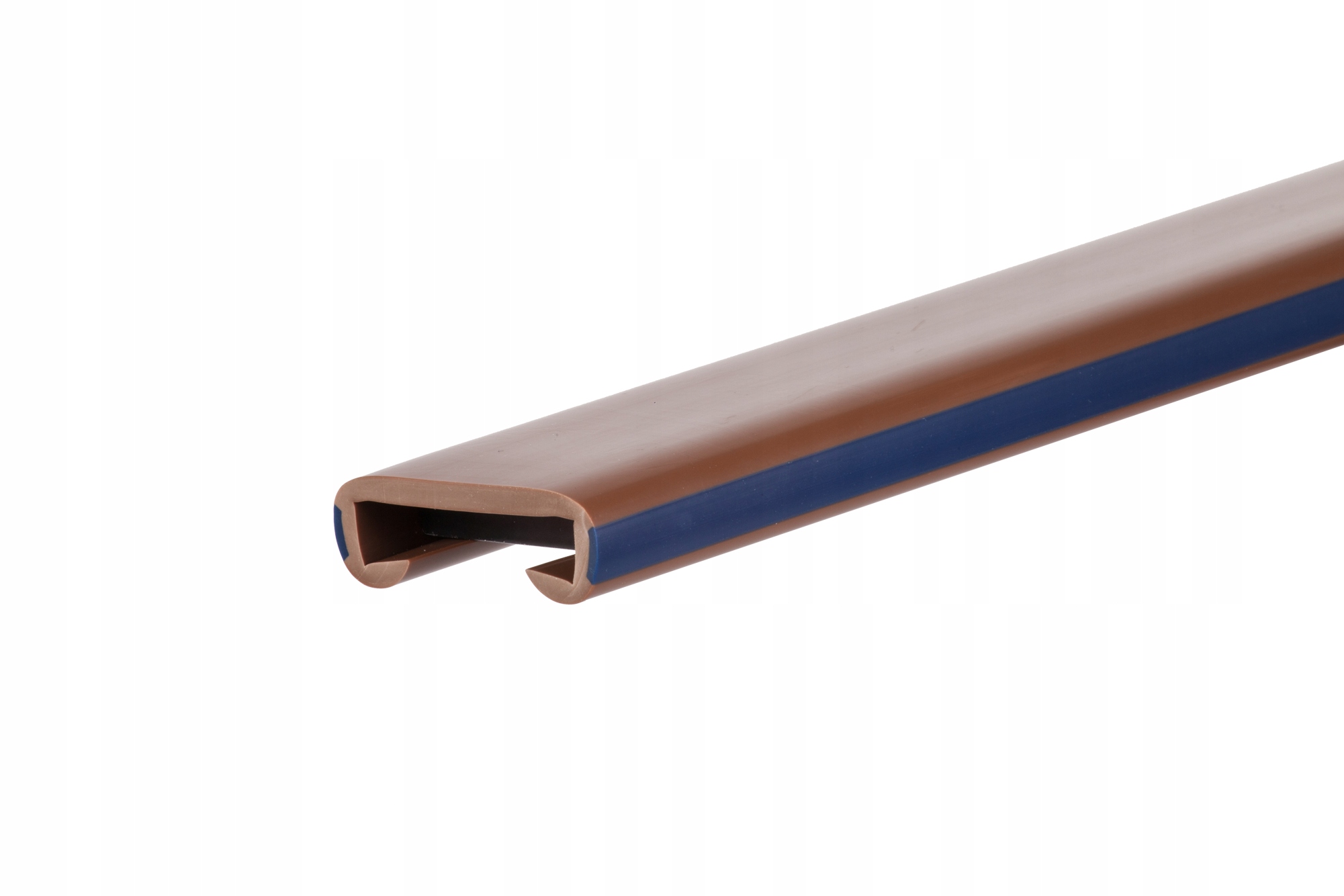 Pvc zábradlie Lux, zábradlie 40x8 mm hnedé/granátové