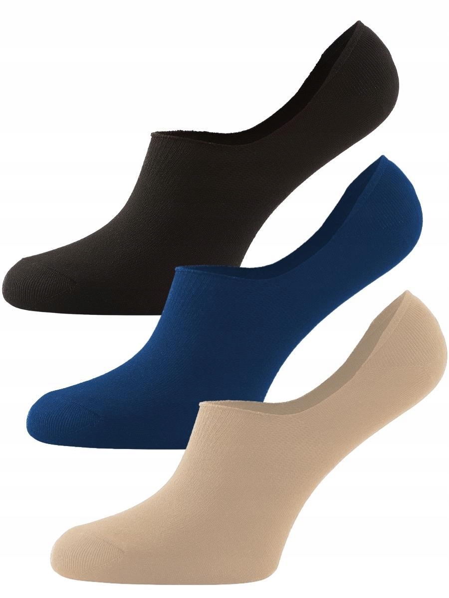 

3 Pack Mikrostopki Todo Socks gładkie Mix 43-46