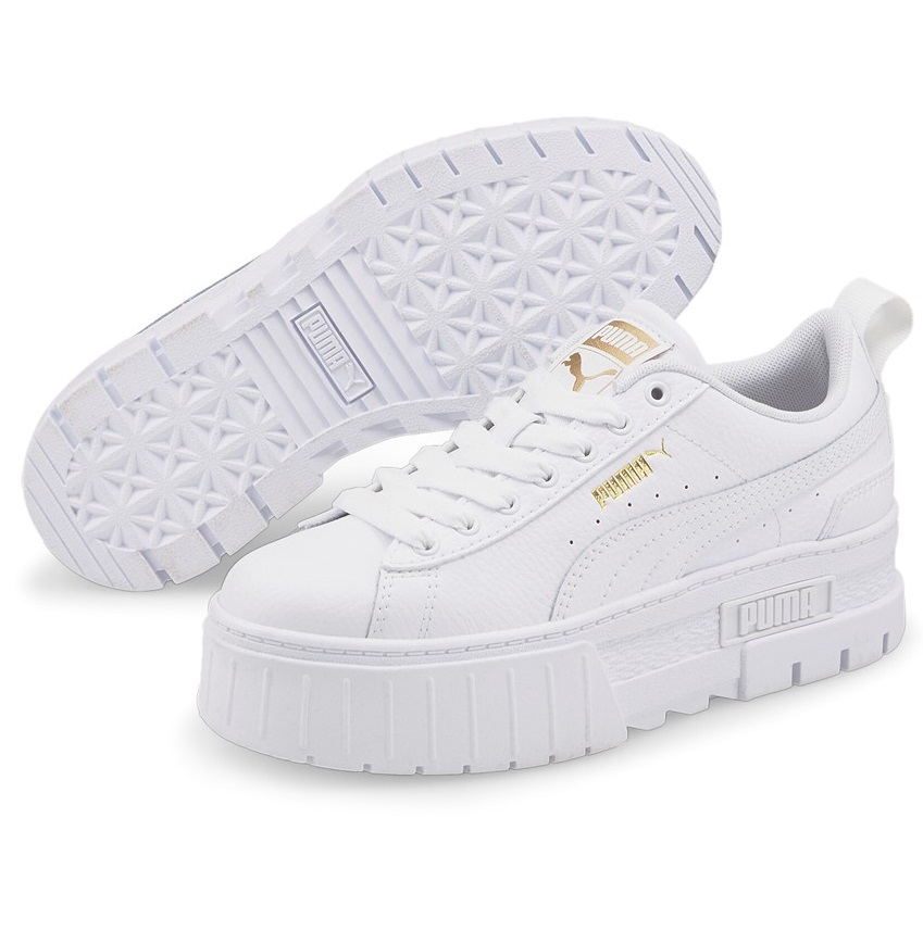 Buty damskie sportowe Puma Mayze 38452701 białe skórzane 37