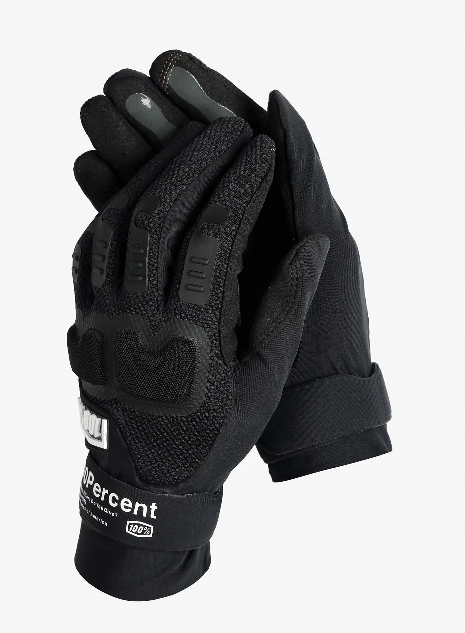 Cyklistické rukavice dlouhé 100% Langdale Gloves černá L