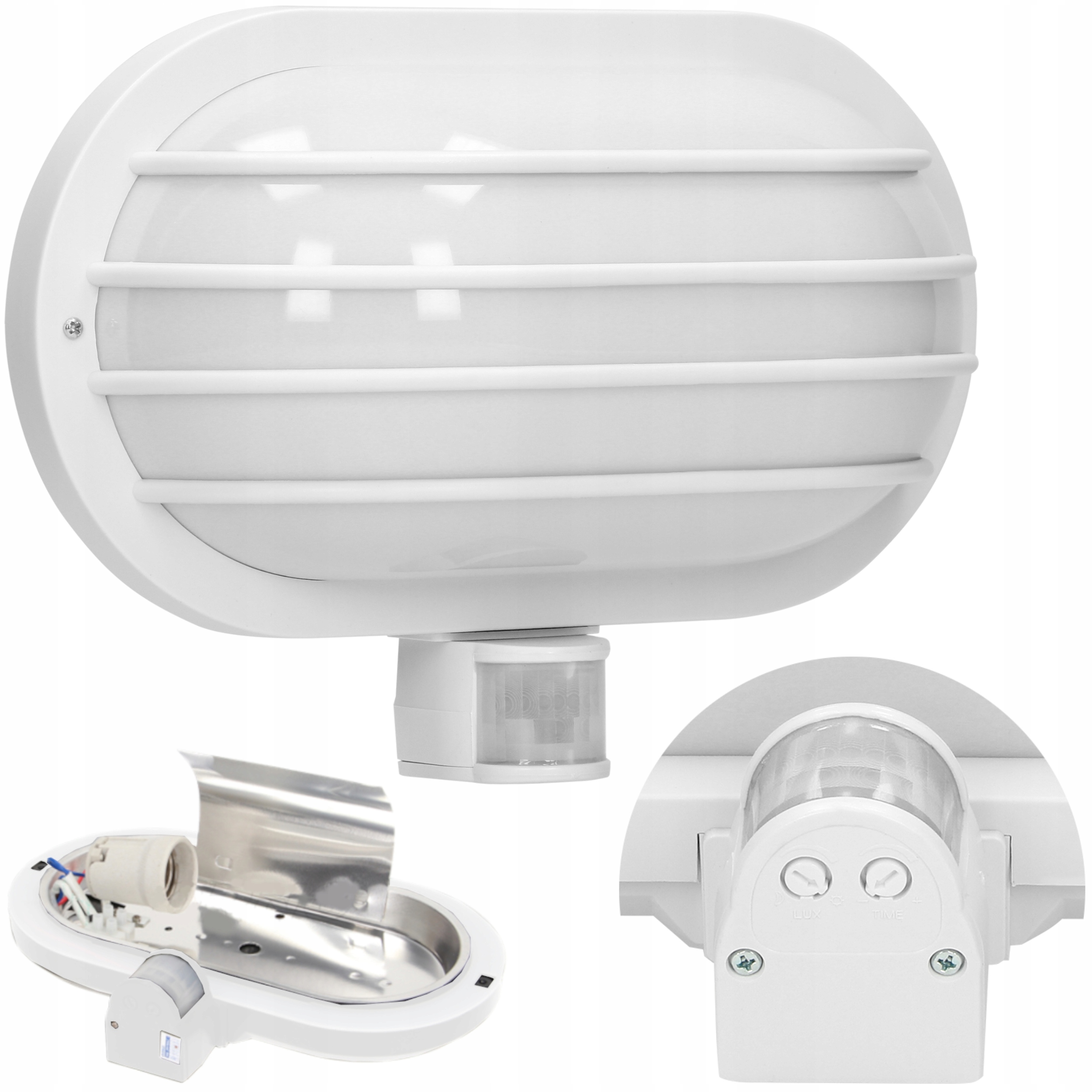 

Lampa Zewnętrzna Elewacyjna Z Czujnkiem Ruchu E27