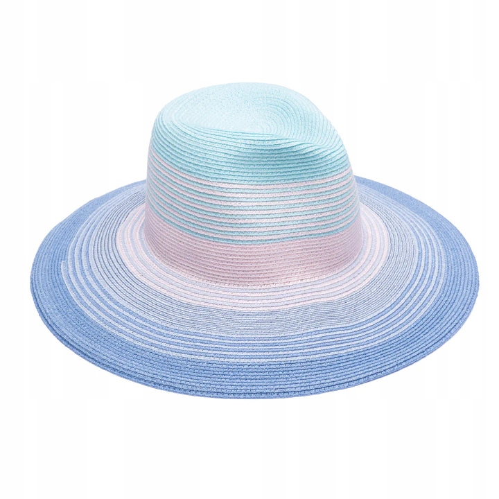 Eugenia Kim Sluneční klobouk Emmanuelle Pink Blue Ombre