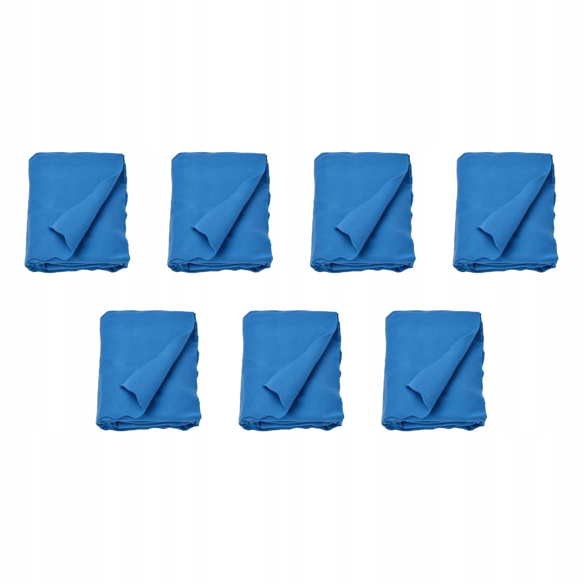 7 ks Daggkapor pléd zářivě modrý 130 x 170 cm