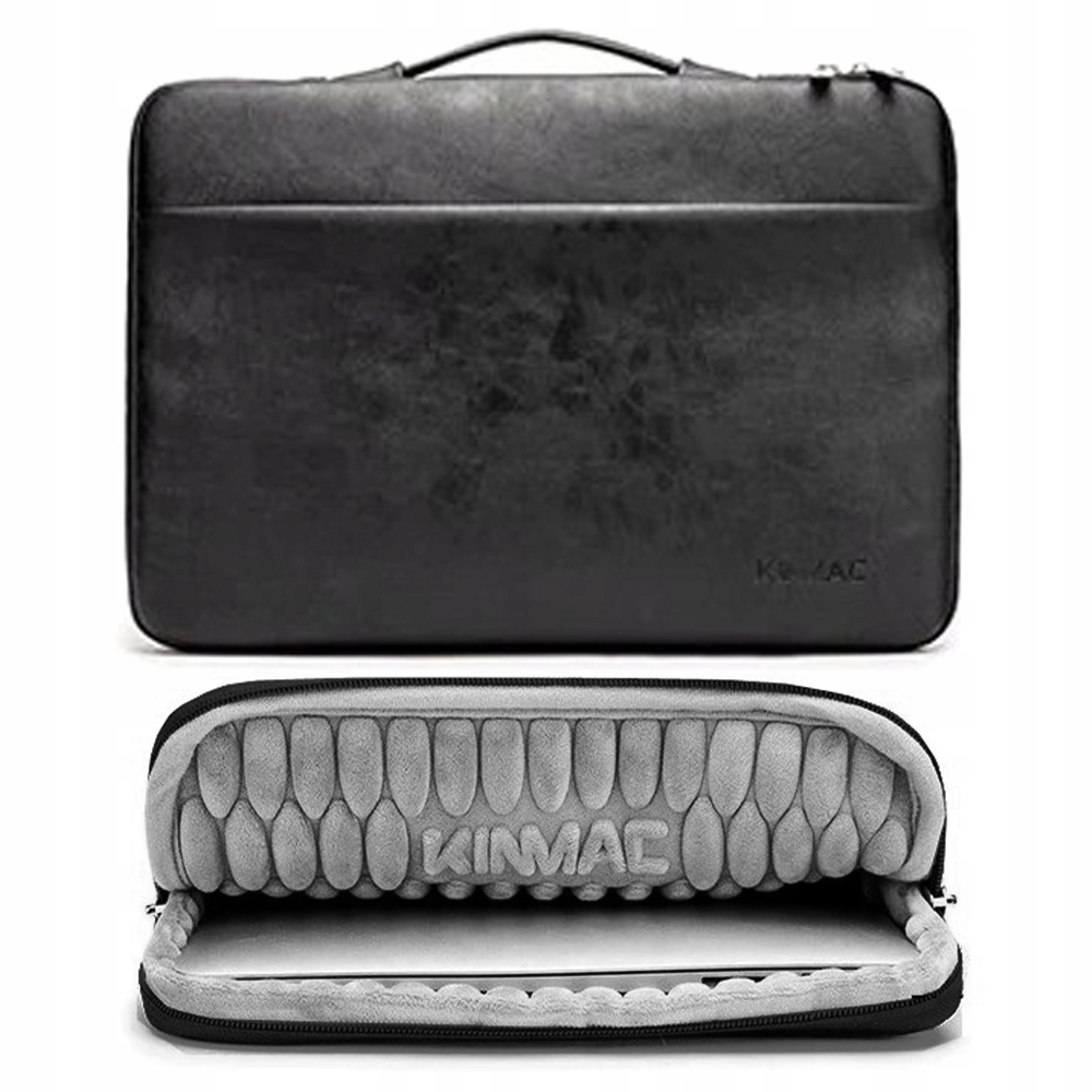 

Etui Kinmac na laptopa 15,6 eco skóra grube czarny