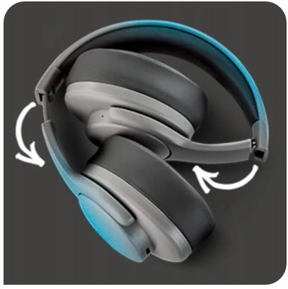 SŁUCHAWKI BLUETOOTH FUNKCJA GŁOŚNOMÓWIĄCA MINIJACK USB-C Transmisja sygnału Bluetooth