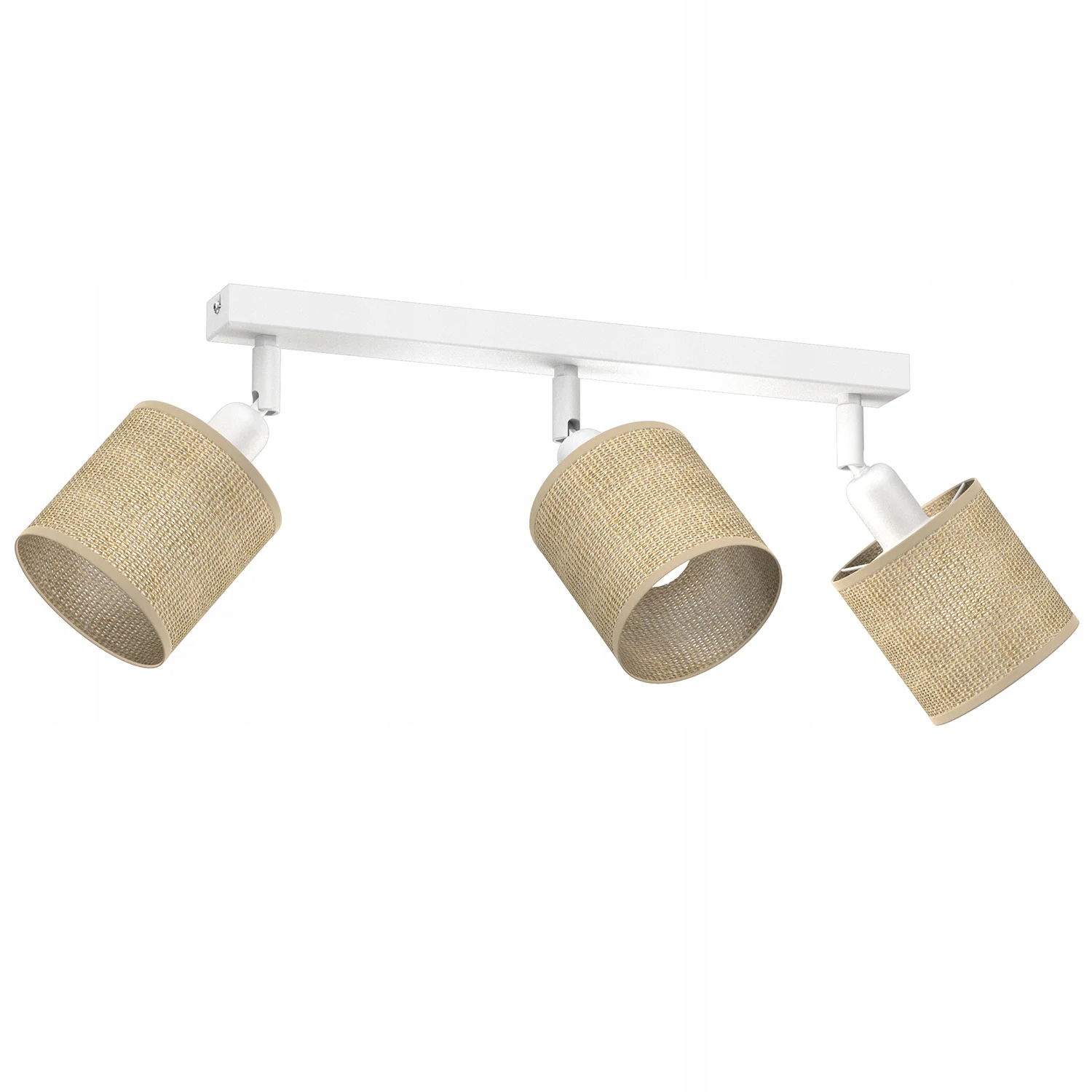 Luminex Jute Spot stropná lišta 3xE14 3 pohyblivé reflektory biela