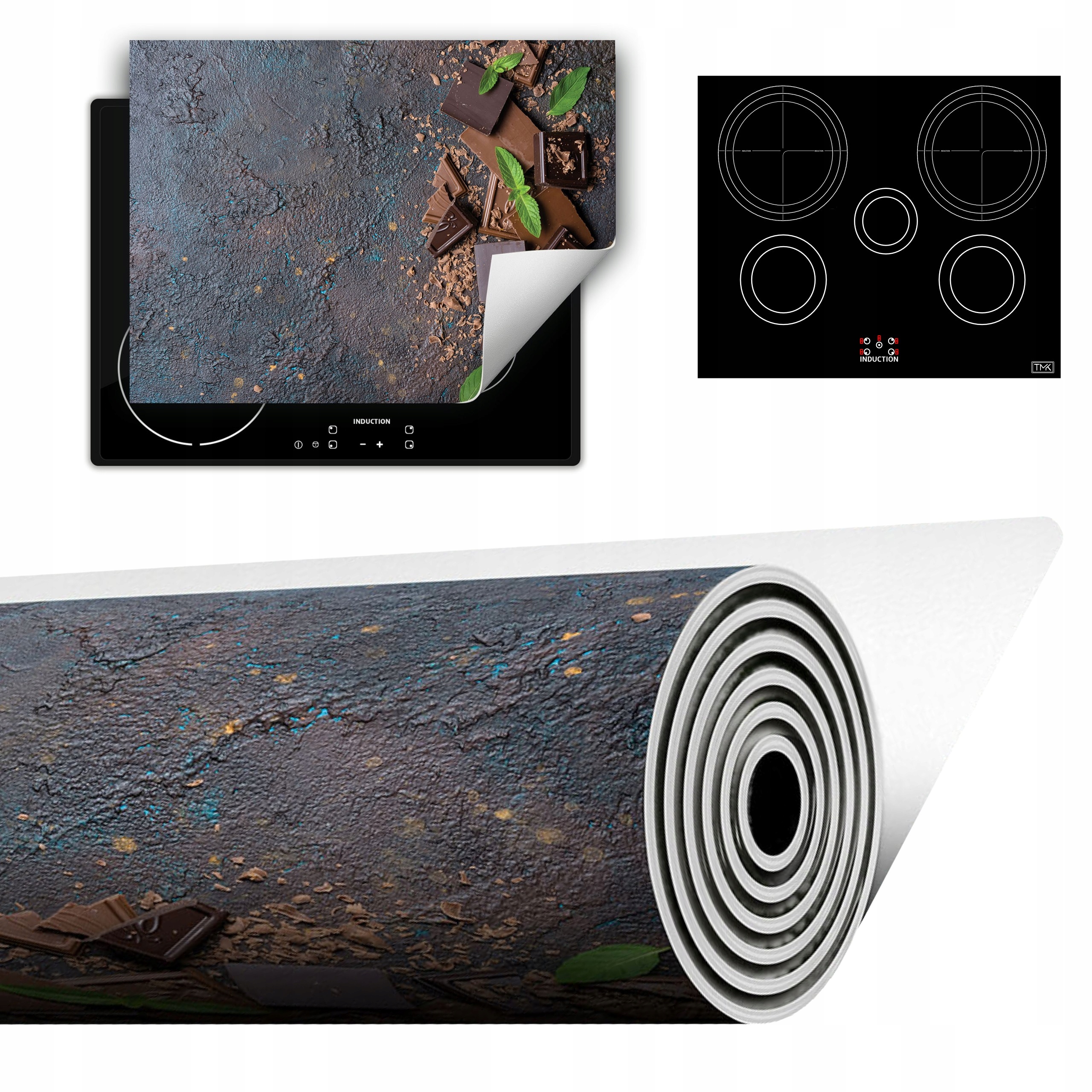 Vinylová Podložka Do Kuchyně Více Místa 70x52 čokoláda