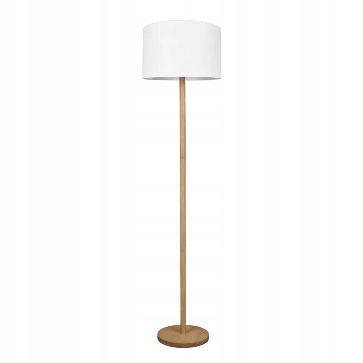 Trio Korba Stojacia lampa 162 cm E27 Drevo Krémové Tienidlo IP20