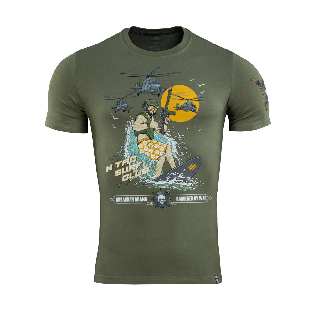 Tričko pro každodenní nošení M-Tac Surf Club Light Olive 3XL