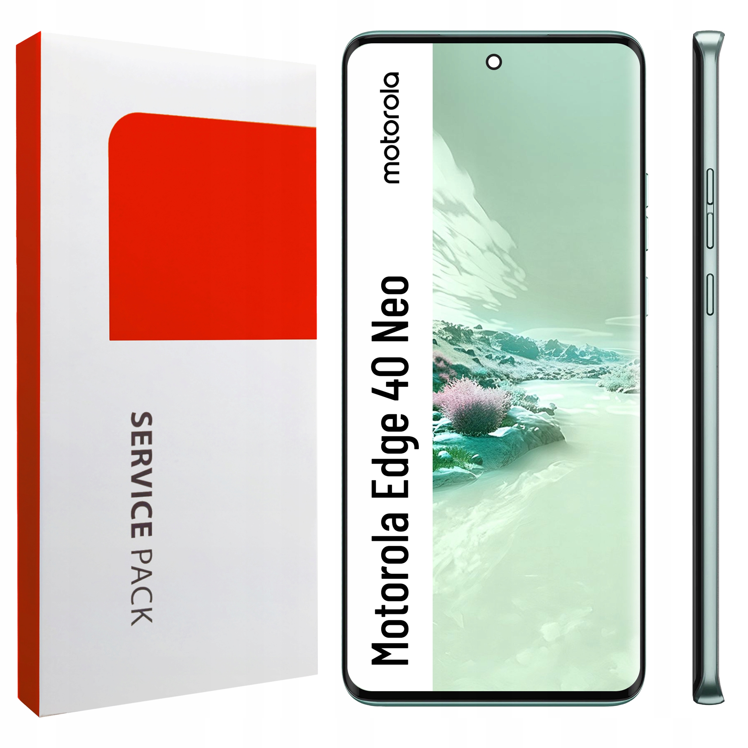 Originál Zila pre Motorola Edge 40 Neo LCD Zelený Dotyk Rám Zelený