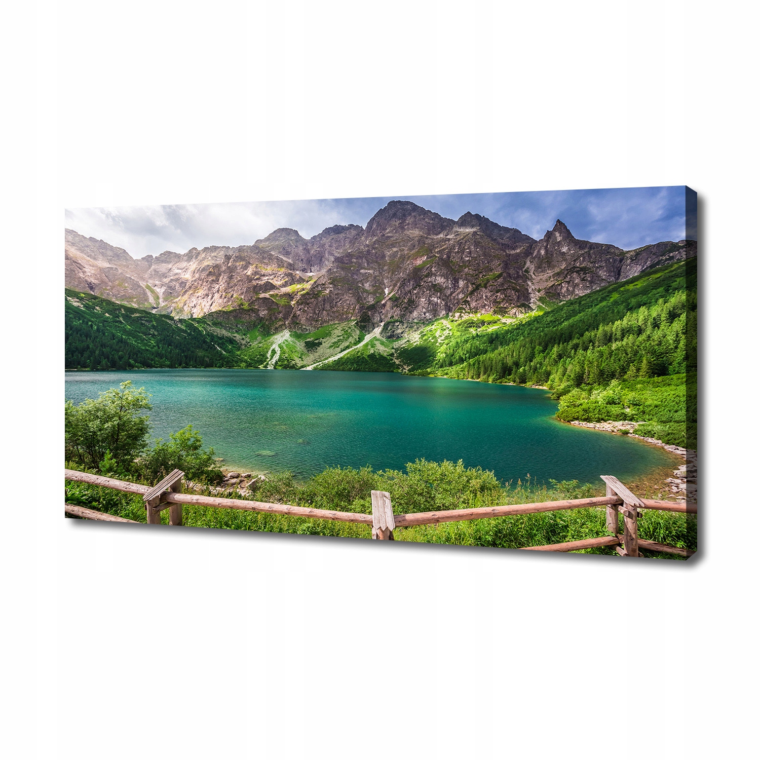 

Foto obraz na płótnie Morskie oko Tatry 140x70 cm