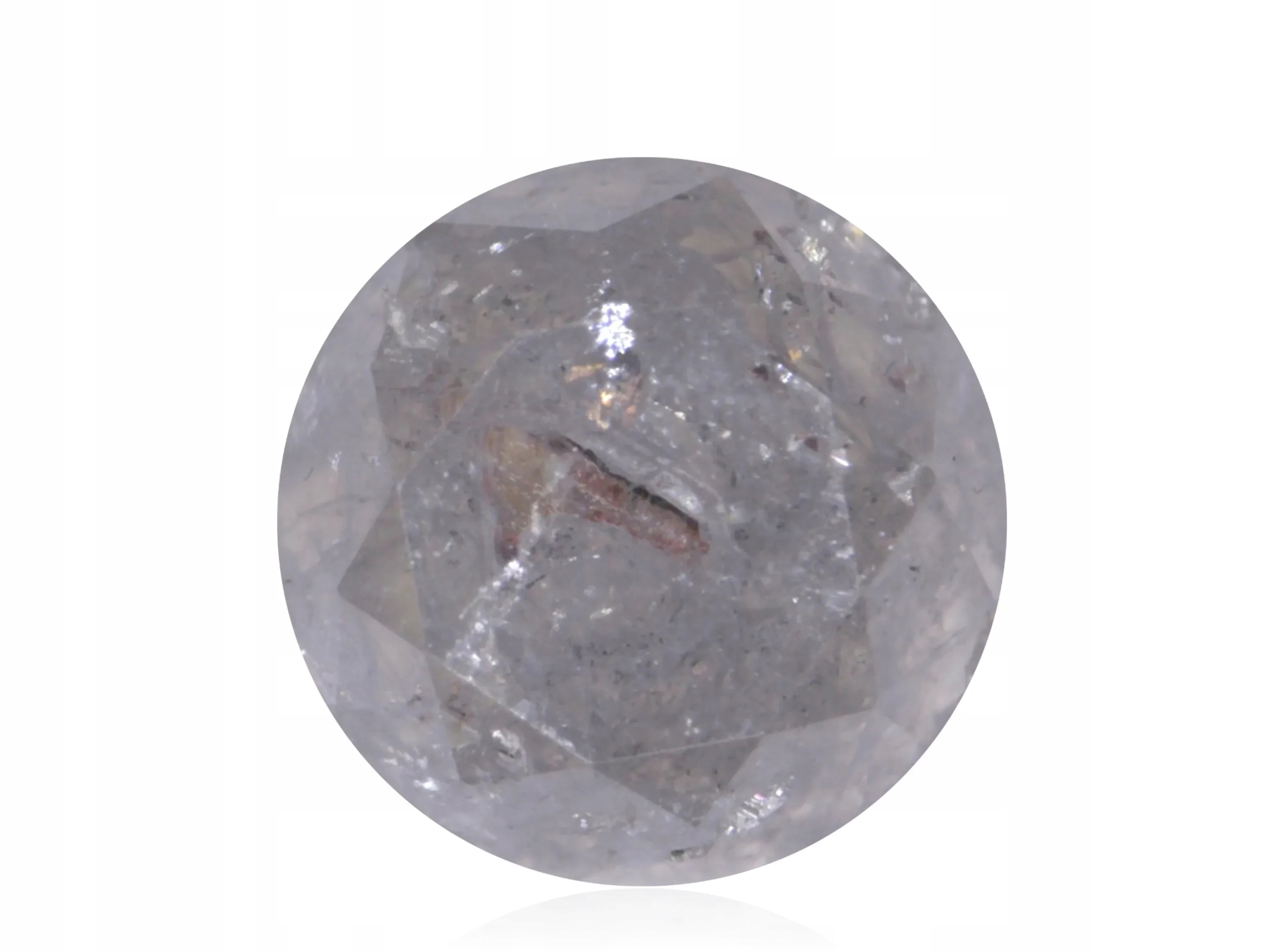 Přírodní Diamond 0.30ct Grey Briliant I3 eCertifikát Wbd