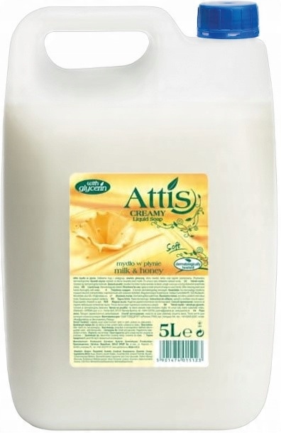 

Zapas Mydło w płynie 5L Attis Milks & Honey