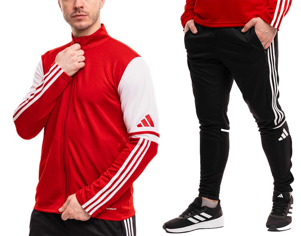 adidas Teplákovka Pánský sportovní komplet Mikina Kalhoty Squadra 25 Pohodlné vel. XXL