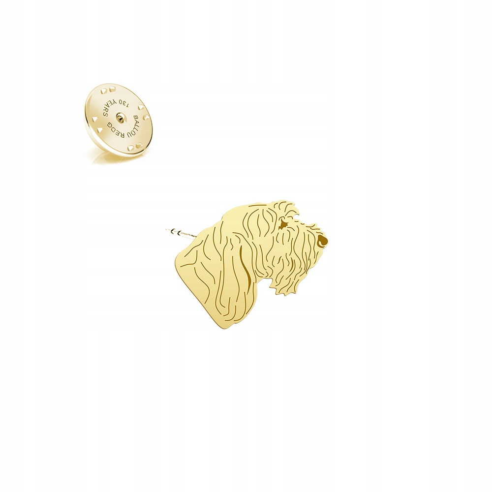 Odznak se psem Spinone Italiano Stříbro 925 Šperky Žena Dedikace