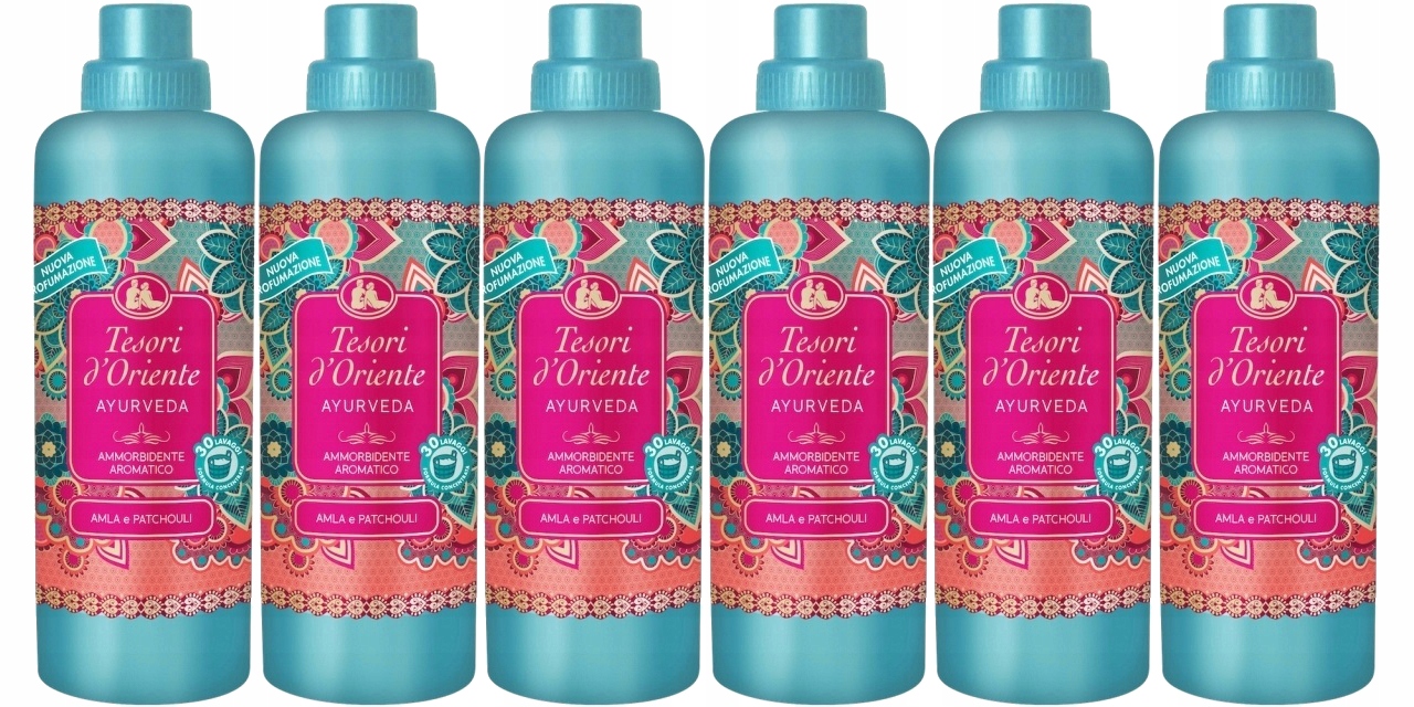 Italské Tesori d`oriente 6 x tekutá aviváž Ayurveda