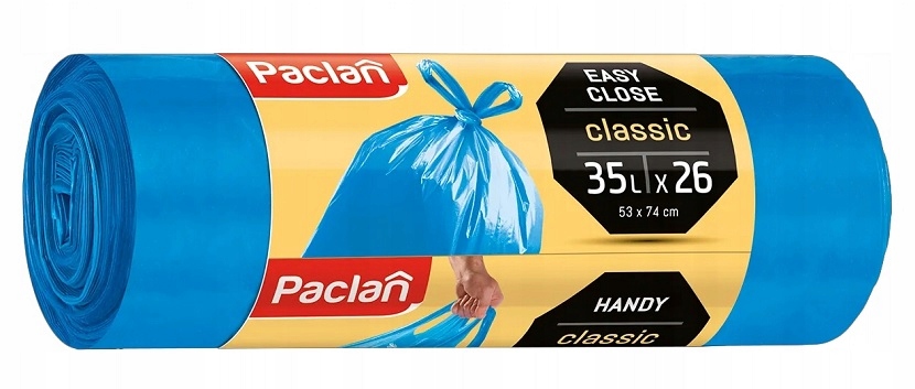 

Paclan Worki na Śmieci Classic z Uszami 35L A'26