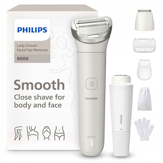 Holiaci strojček Philips Lady Shaver 8000 na mokro aj na sucho BRL159