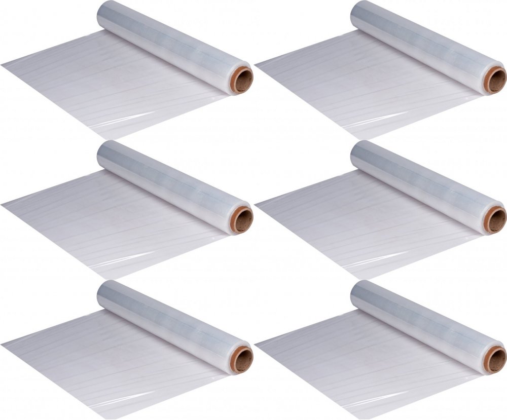 Folia stretch 0.5-155m 1.5kg strecz biała x6