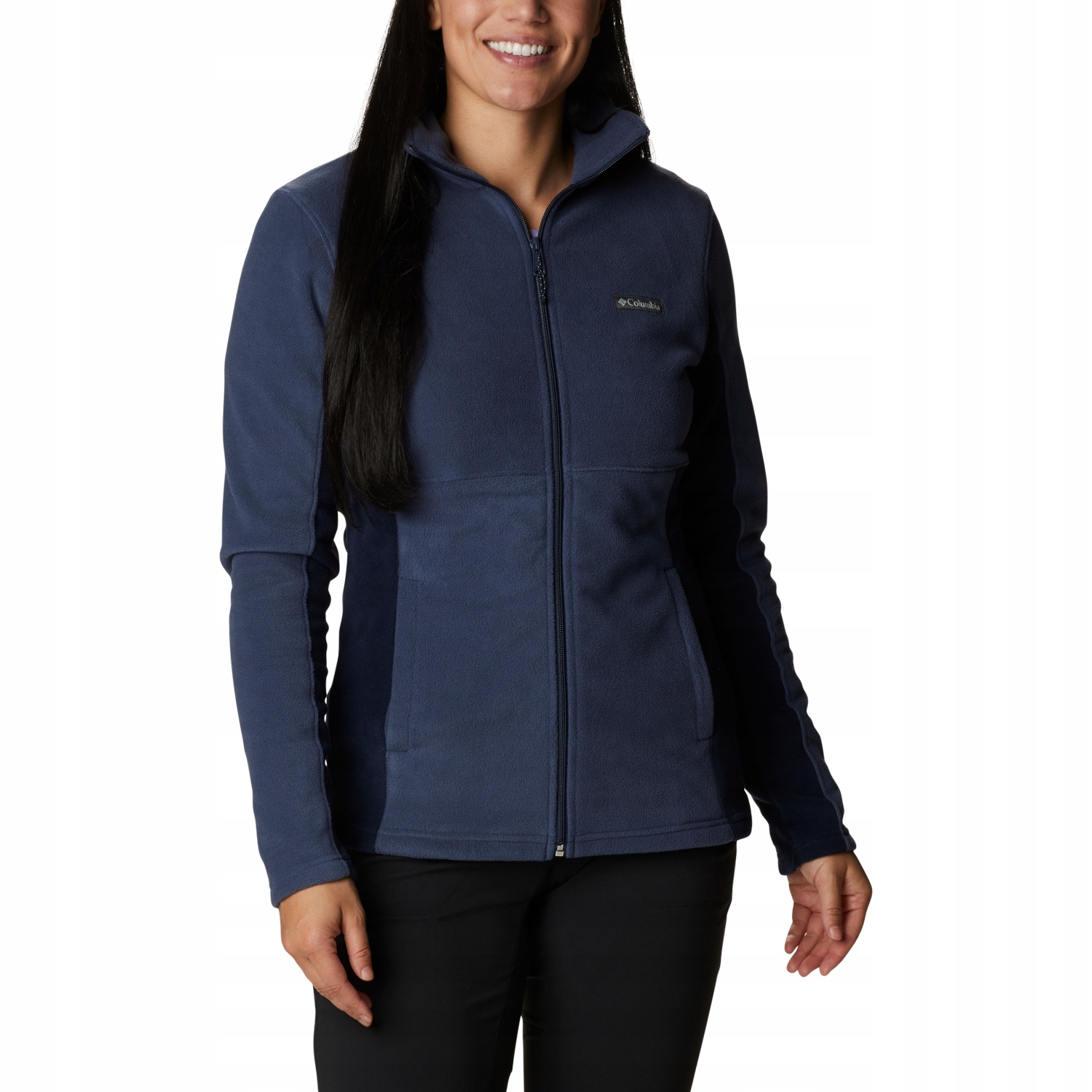 Columbia Basin Trail III Full Zip Fleece (L) Polar Dámský Polyester Námořnická Modrá