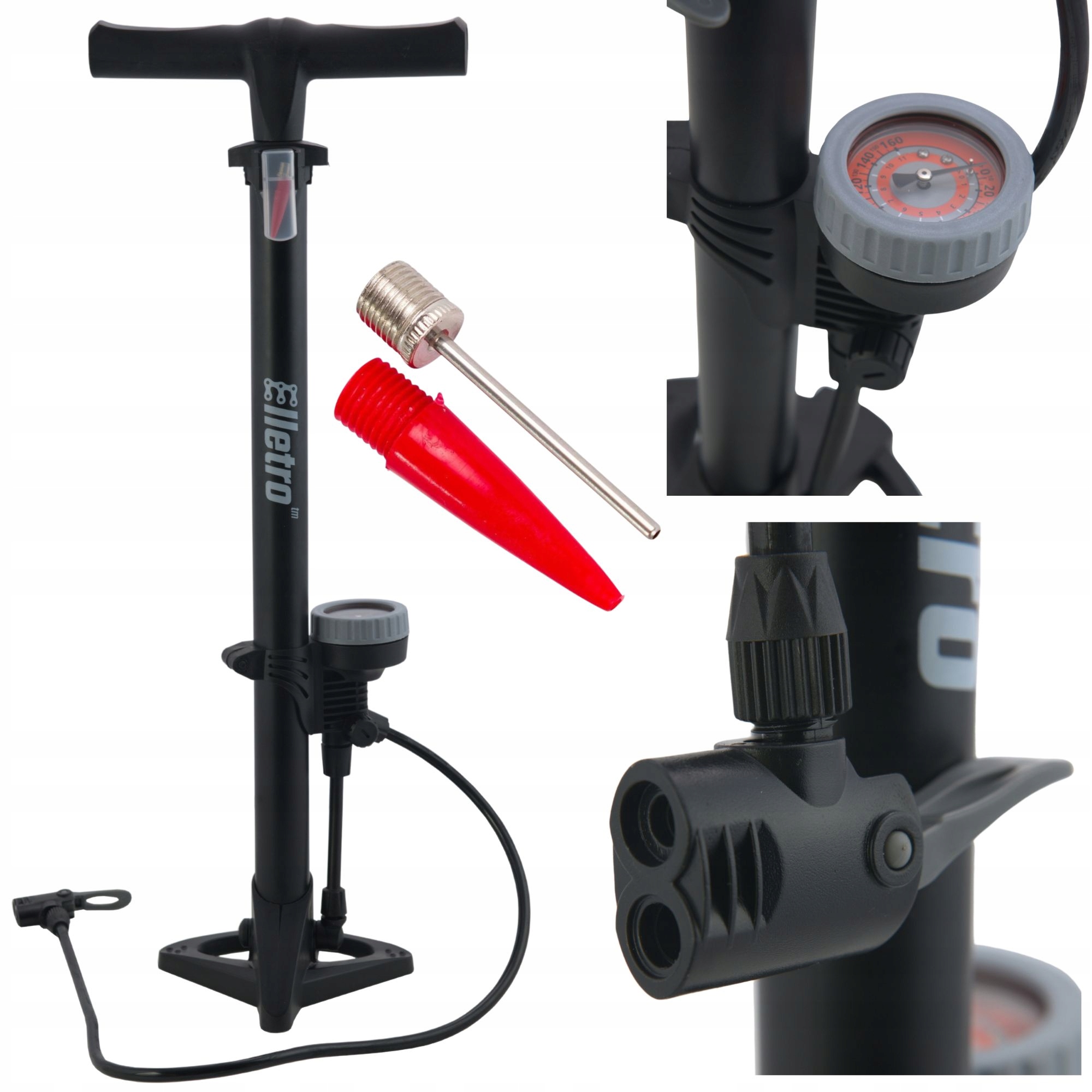 

Pompka Rowerowa Stojąca Dunlop/Presta/Schrader