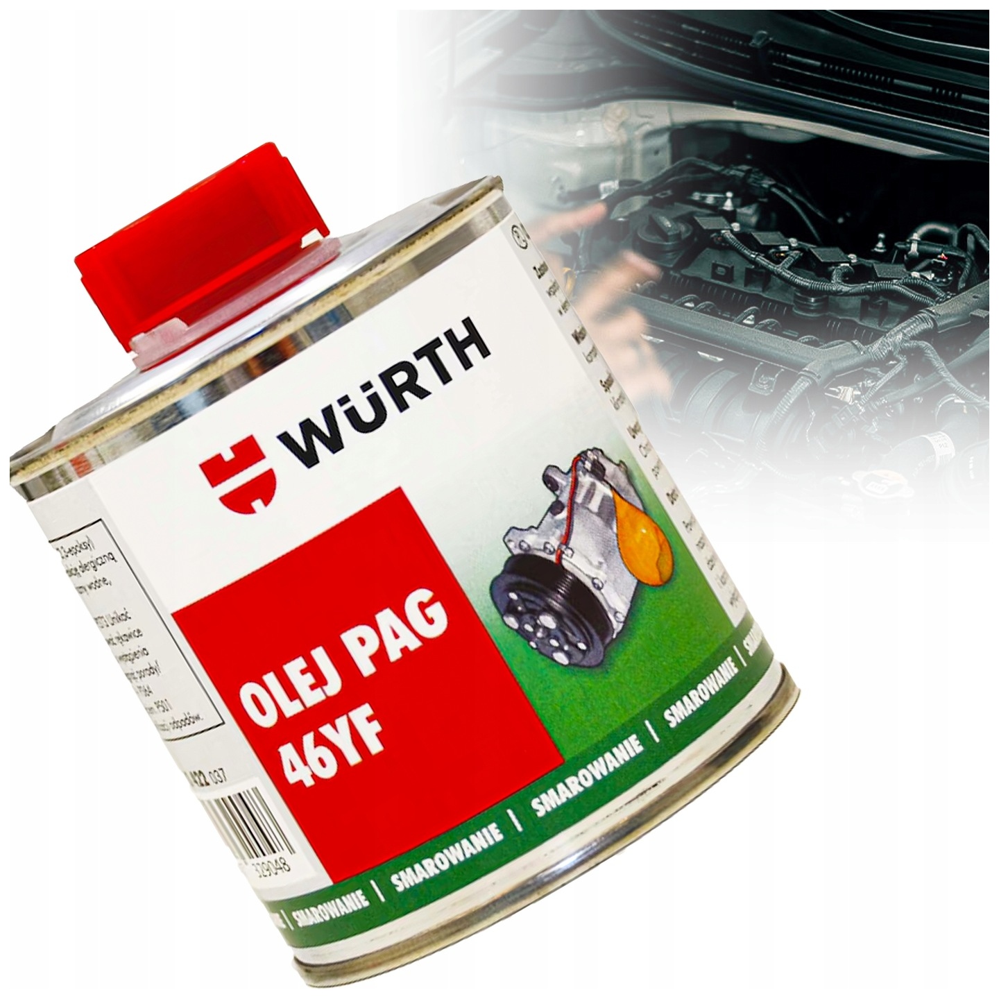 Pagový Olej Pro Klimatizační Systémy 250 ML Wurth