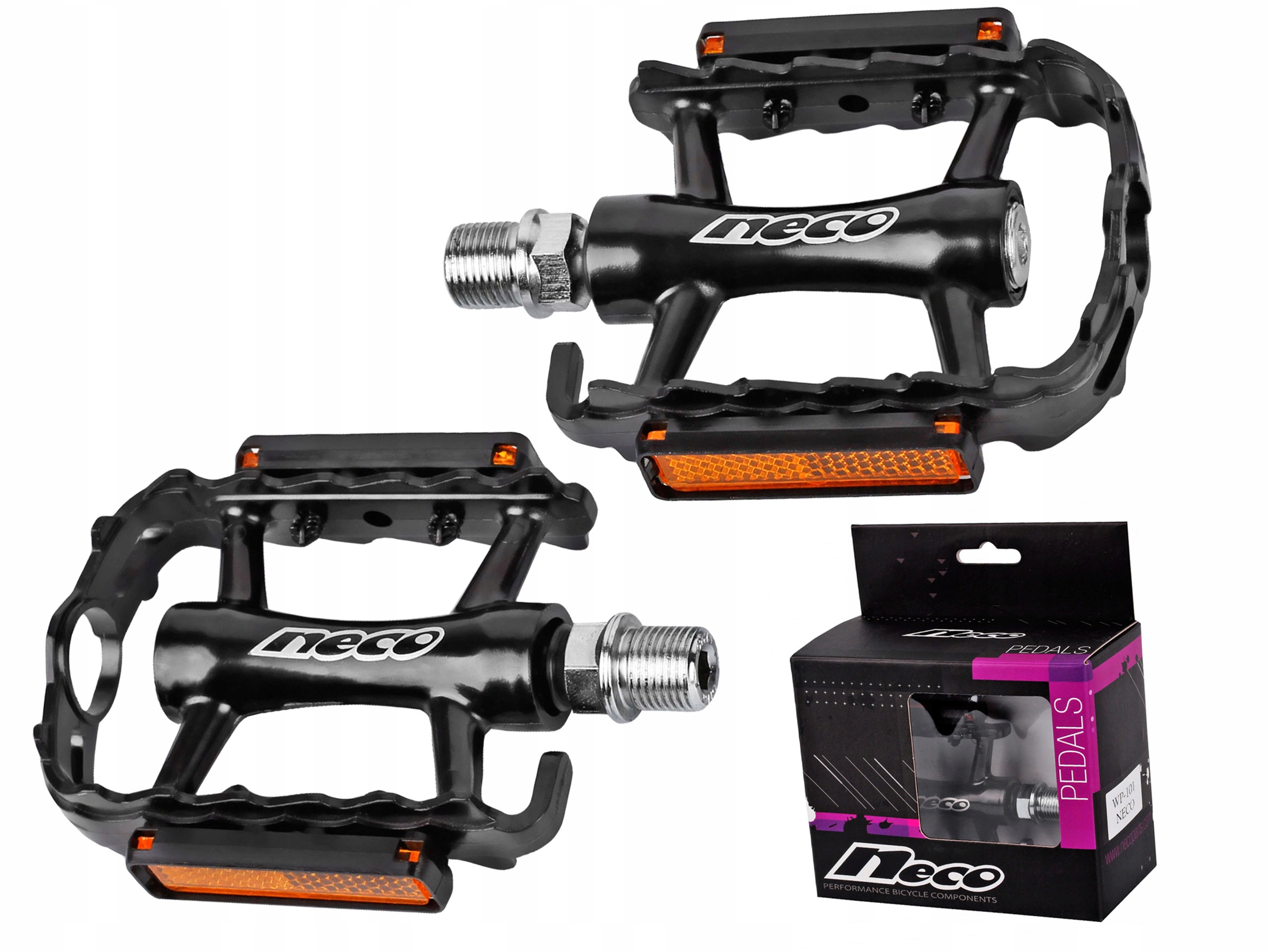 Pedały rowerowe Mtb Neco WP-101 łożyska maszynowe