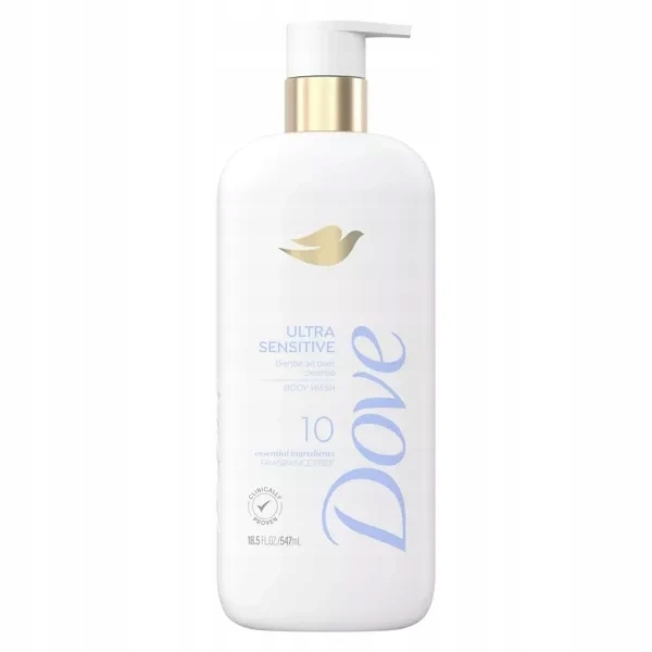 Dove Ultra Sensitive 547 ml – jemný gel na mytí těla