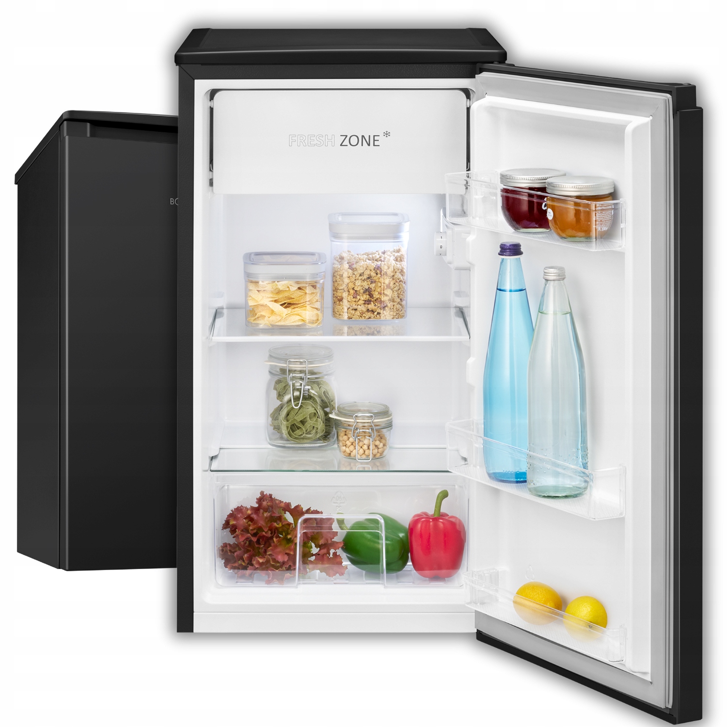 Lodówka Mała Chłodziarka Mini Zamrażarka Hotelowa Biurowa Bomann E 91L