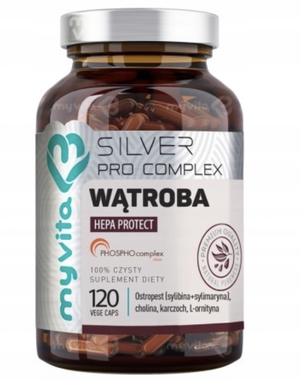 MyVita SILVER WĄTROBA Pro Complex 120 kapsułek Marka MyVita