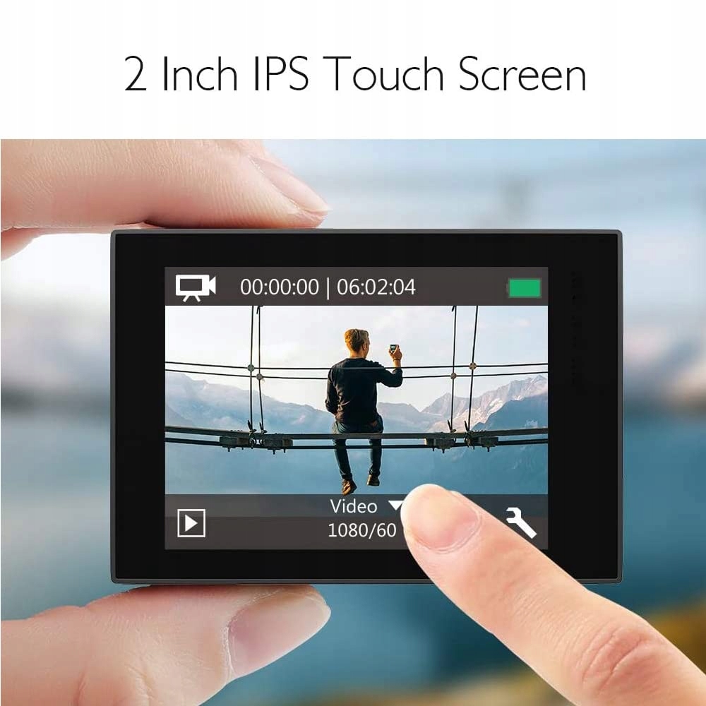 AKASO EK7000 Pro Kamera Sportowa 4K 30FPS 20MP z Kartą 64GB microSDXC — miniatura 2