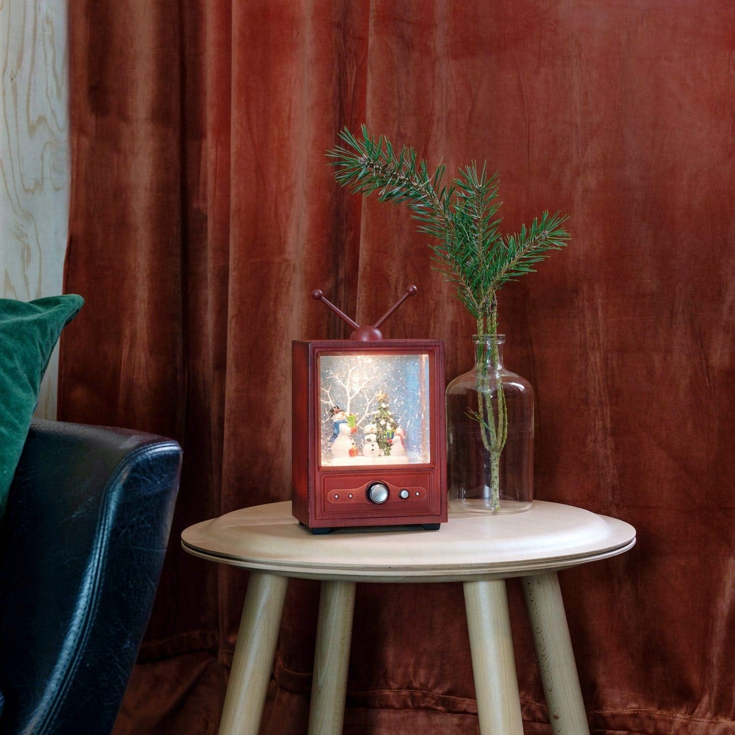 KONSTSMIDE LATARNIA ŚWIĄTECZNA KULA ŚNIEŻNA MUZYKA Marka inna