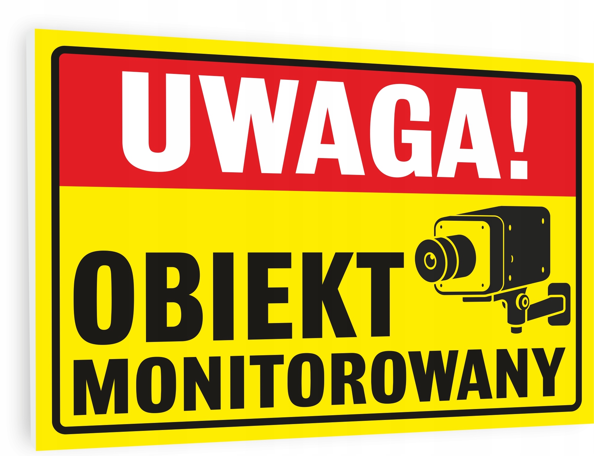 

Tabliczka Obiekt Monitorowany 32x22 cm Uv 4
