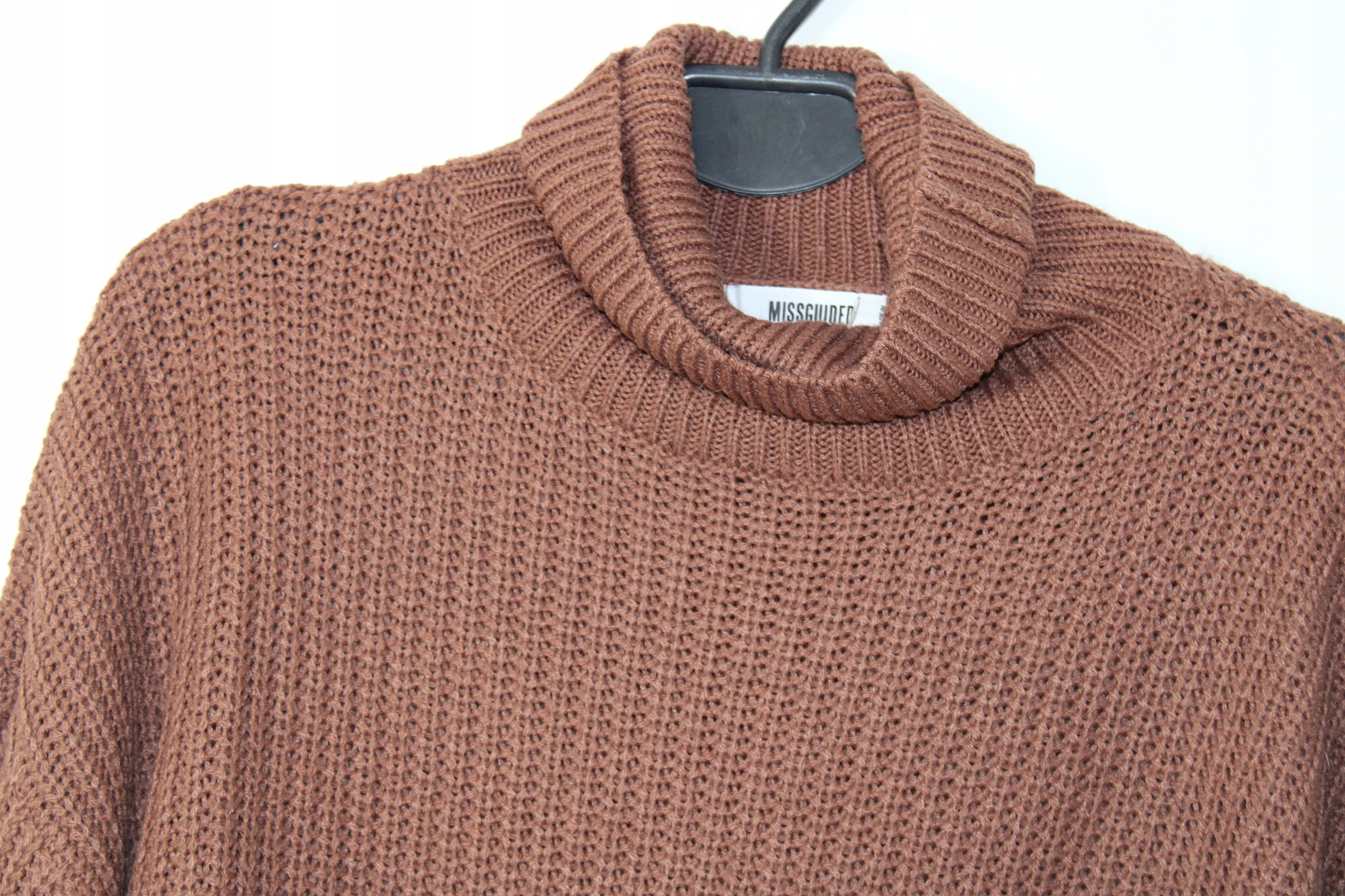 x7 MISSGUIDED Ciepły Damski Sweter Golf 38/40 M/L Marka Missguided