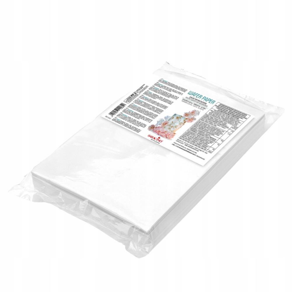 Papier jadalny waflowy Saracino A4 0,30 mm biały 100 szt.