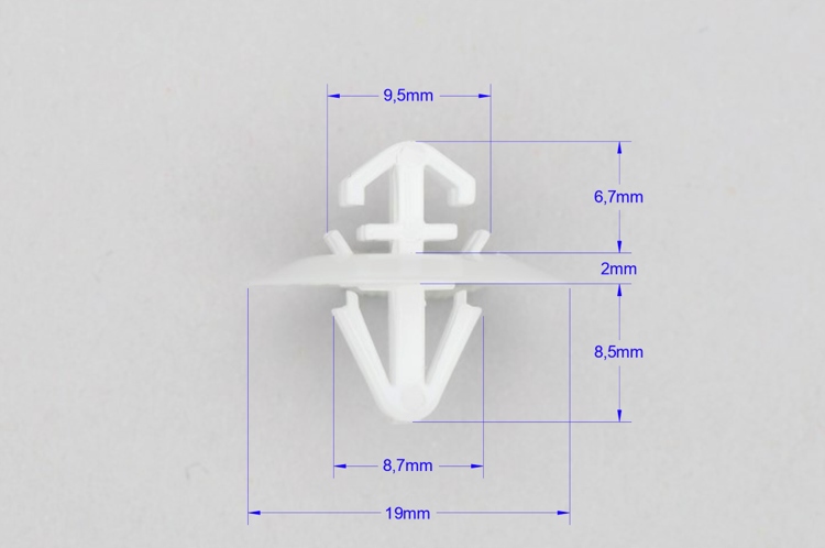 SPINKA LISTWY RENAULT KANGOO TRAFIC VIVARO MASTER Producent części Trustom